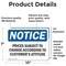 Signmission Prices Subject To Change According To Customer'S, 10 in W x Rectangle, Vinyl Decal OS-2PACK-NS-D-710-L-17798 - alternate 3